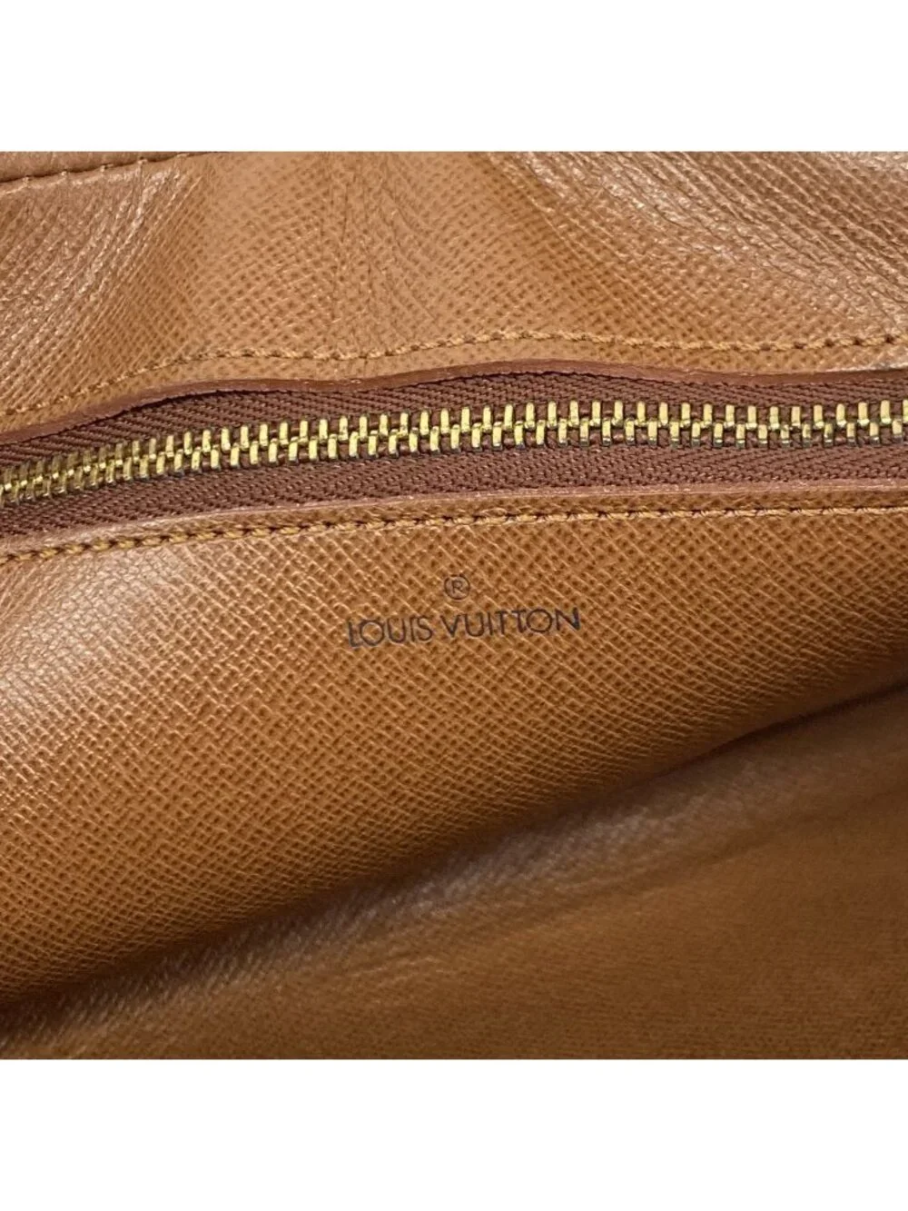 Louis Vuitton Clutch Monogram Marly Dragonne GM Brown